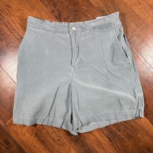 Buck Mason 6 Inch Deck Short Size 31 Slate Blue Gray Quick Dry Cotton Blend